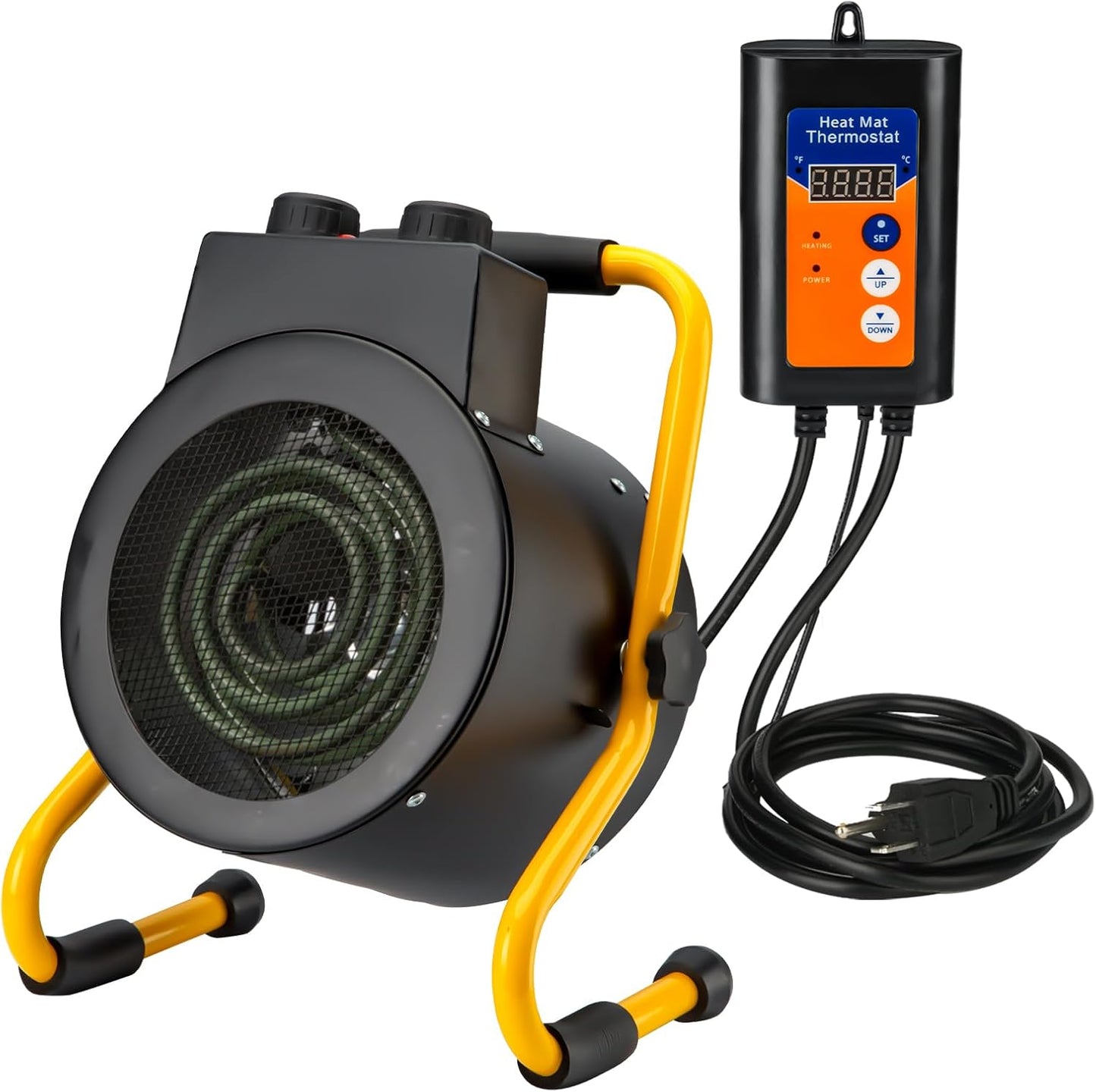 Greenhouse Heater with Digital Thermostat for Efficient Heating
