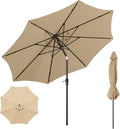 Beanss Outdoor Patio Umbrella 8 Ribs Table Umbrella - Tilt & Crank