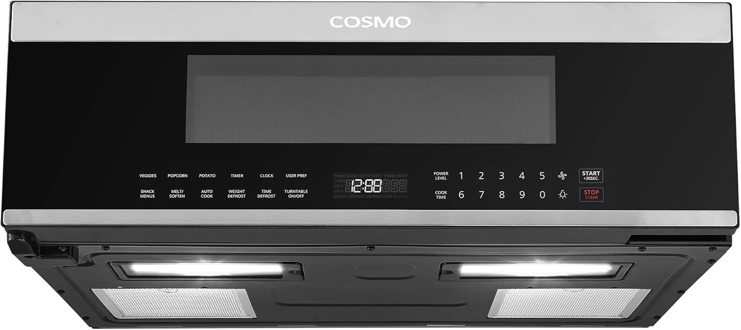 COSMO 30 in. Stellar Collection Slim Over the Range Microwave