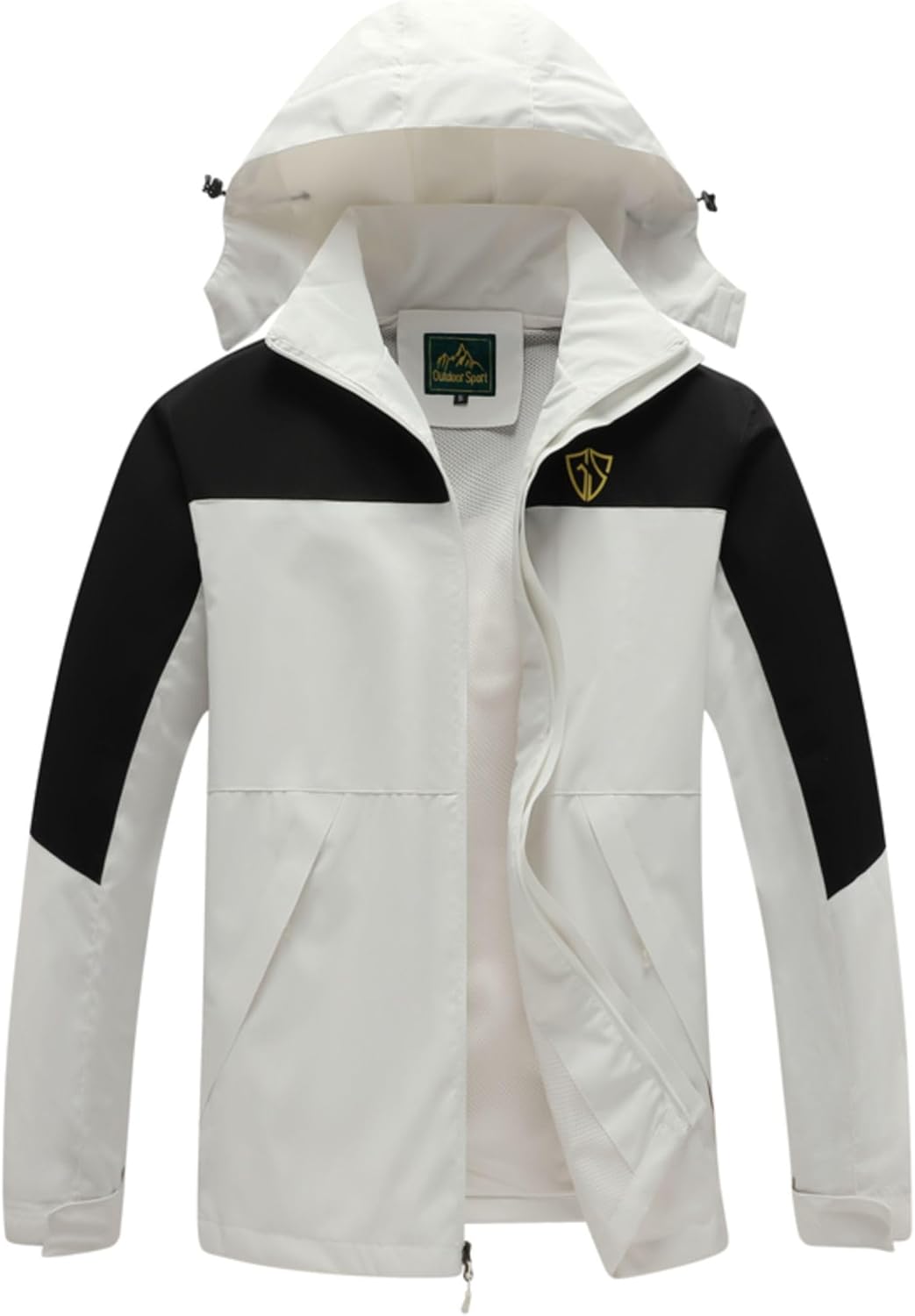 GIISAM Rain Jacket for Men - Lightweight Waterproof Windbreaker