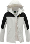 Men's Lightweight Waterproof Rain Jacket with Hood for All Weather