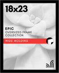 18x23 Poster Frame with Polished Plexiglass - Sleek Black Frame