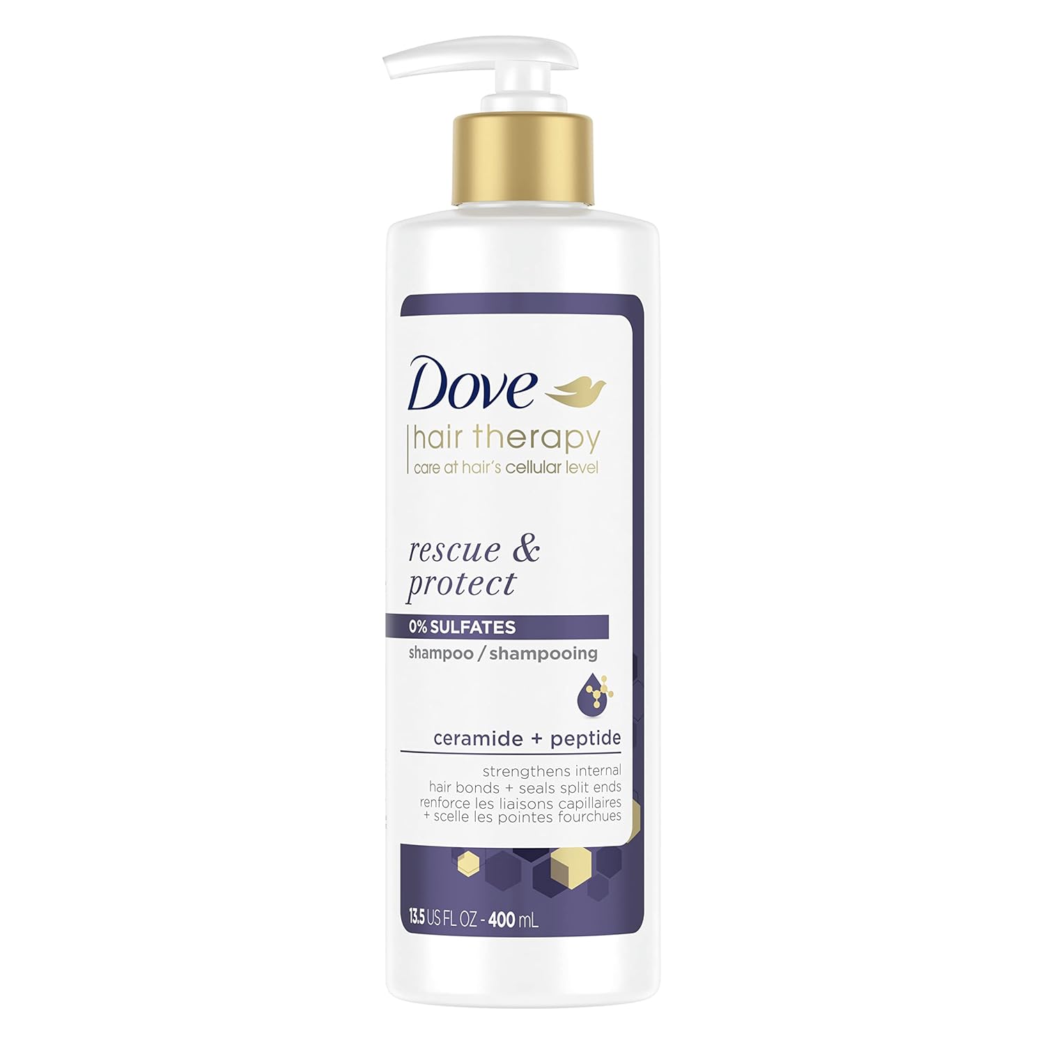 Dove Split End Rescue Shampoo 13.5 oz