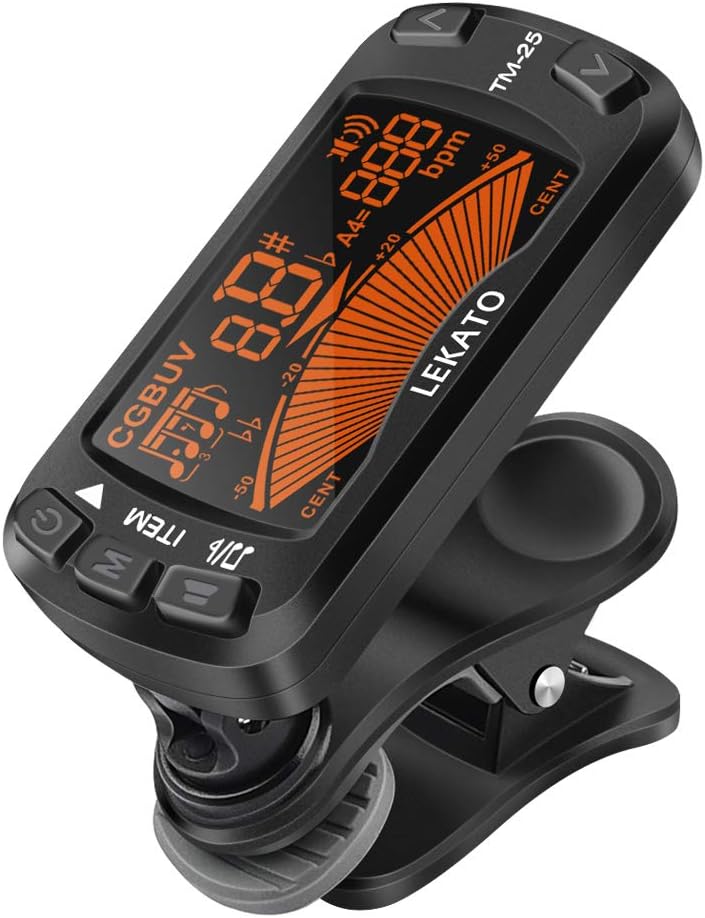 LEKATO 3-in-1 Clip-On Tuner: All-In-One Precision