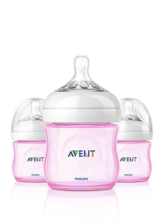Philips AVENT Natural Bottle Set 3 Pack for Easy Feeding