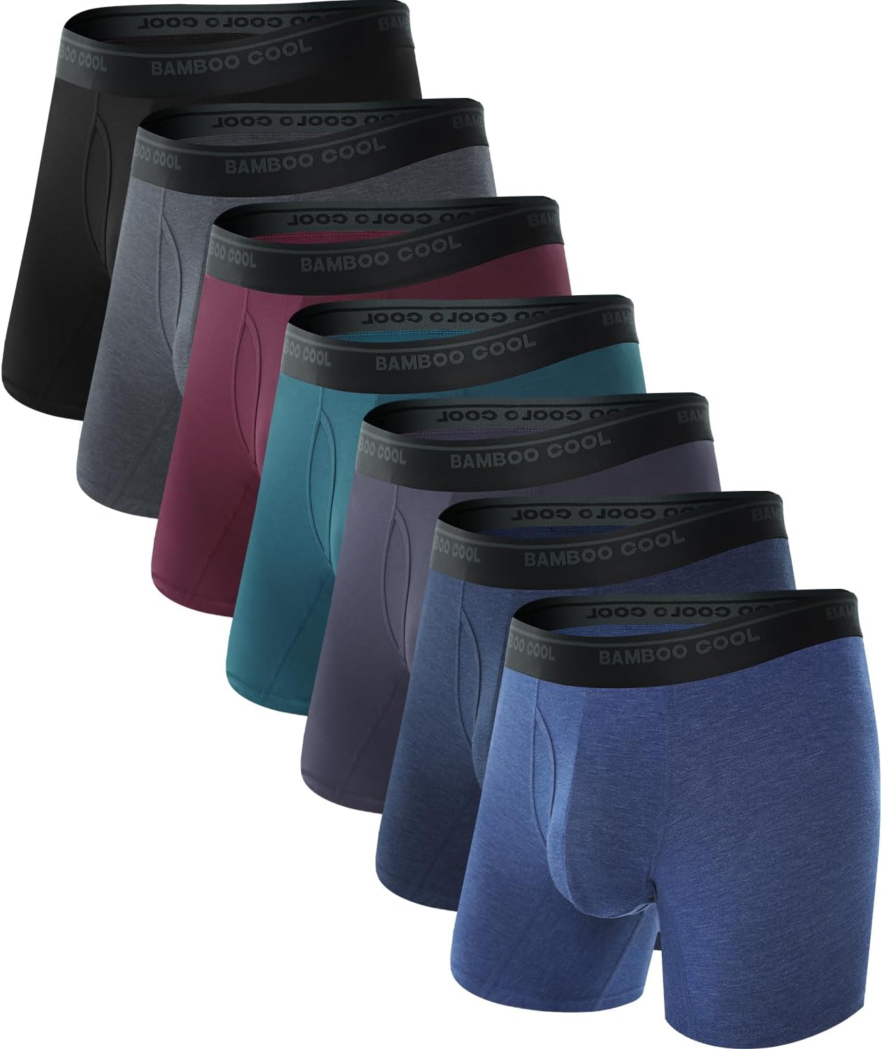Bamboo Cool Men's Underwear Boxer Briefs for Ultimate Comfort