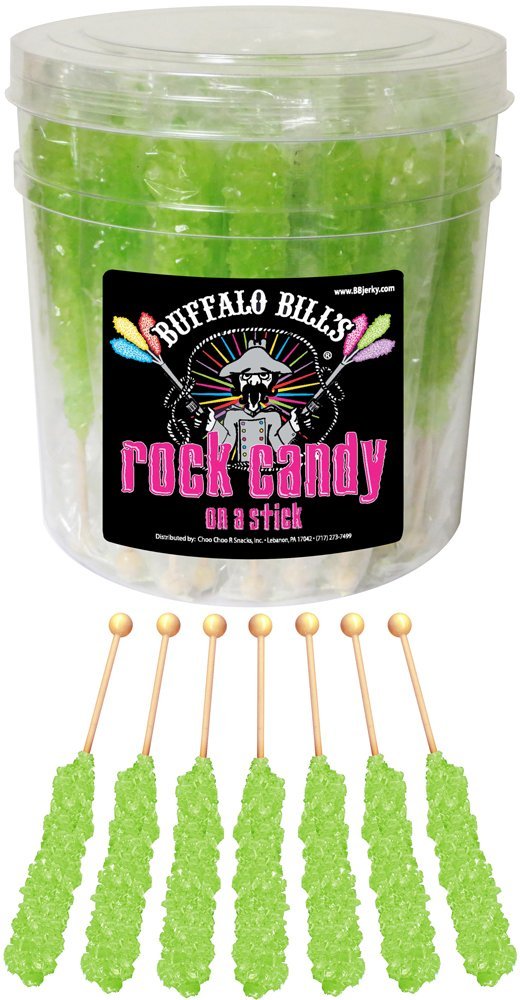 Buffalo Bills Watermelon Rock Candy Sticks for Sweet Treats