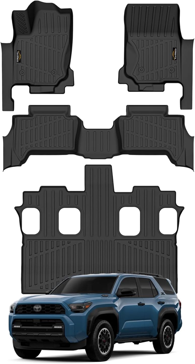 Custom Floor Mats for Toyota 4Runner 2025 2026 All Weather Protection