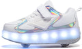 Kids Shoes with Wheels - 4 in 1 Light-Up Roller Shoes for Active Kids