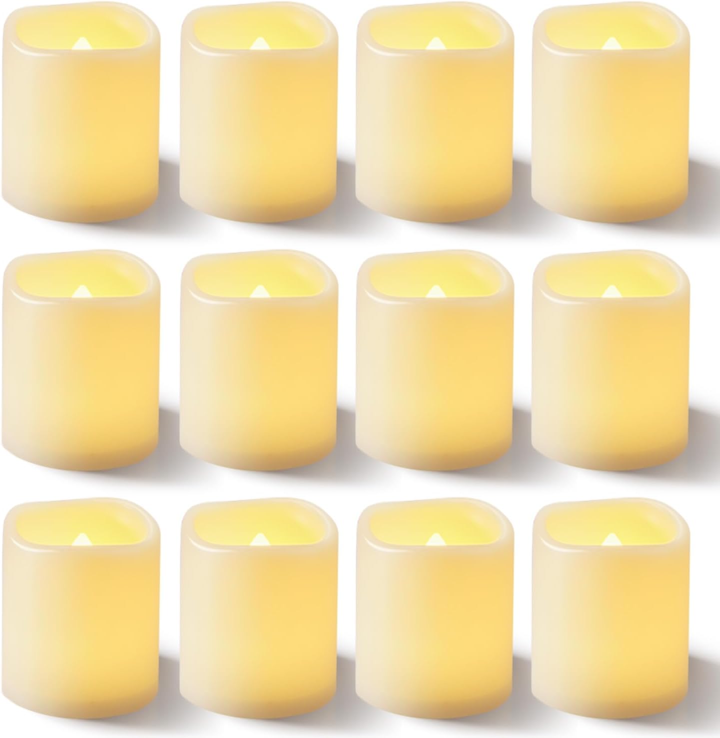 Flickering Flameless Votive Candles for Weddings and Festivals