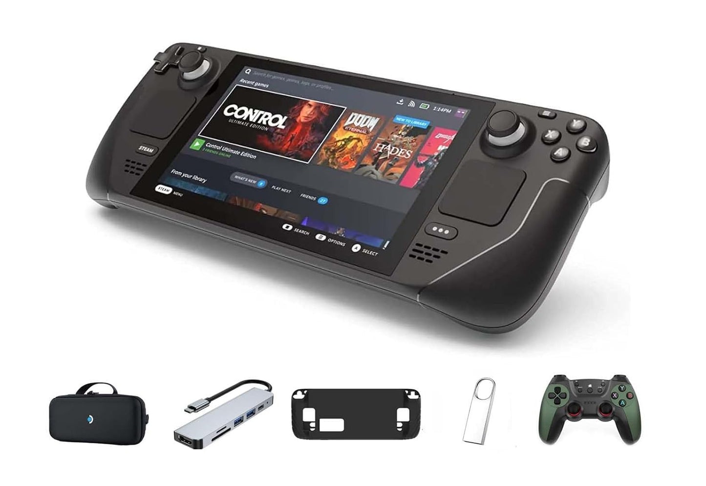 Valve Steam Deck 1TB Handheld Gaming Console with 7 inch Display
