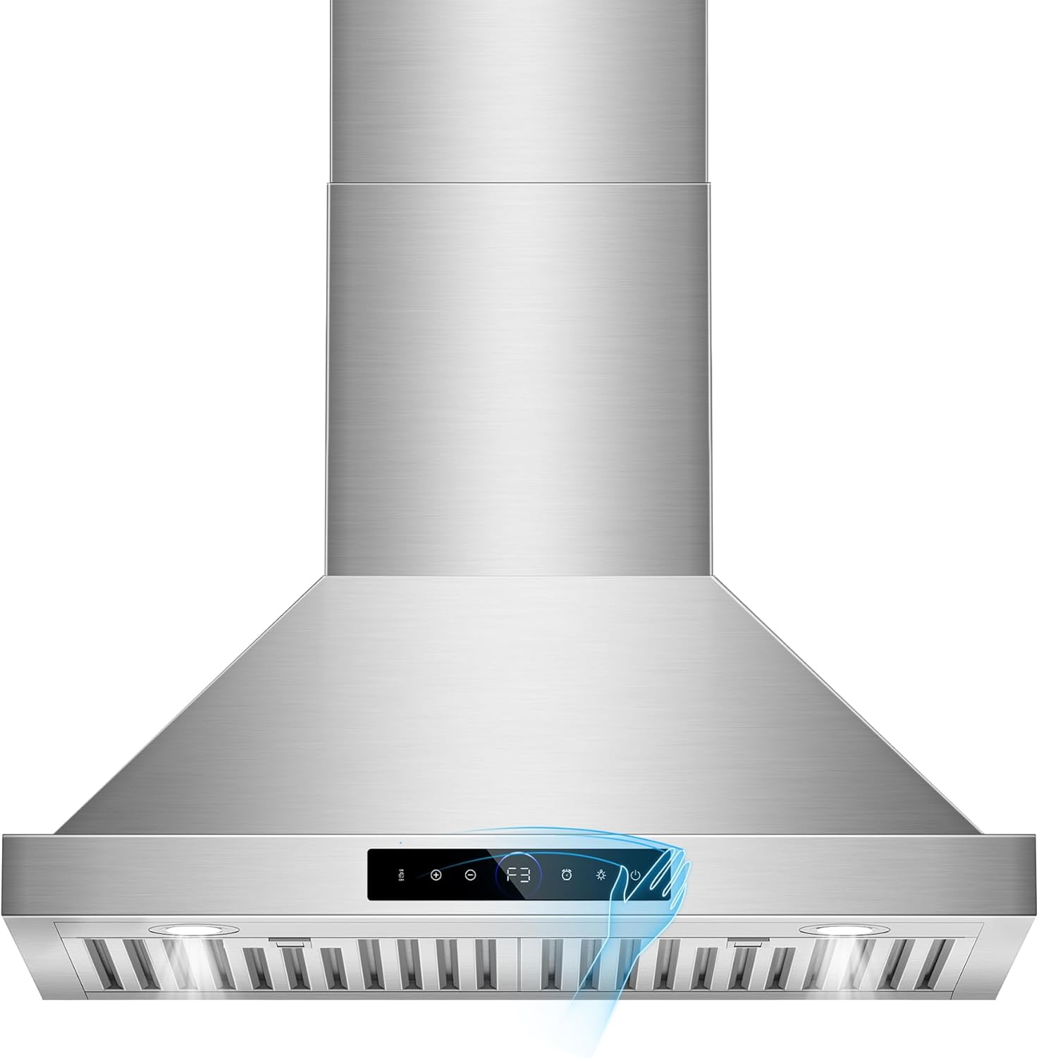30 inch Range Hood Wall Mount with 1200 CFM Powerful Suction