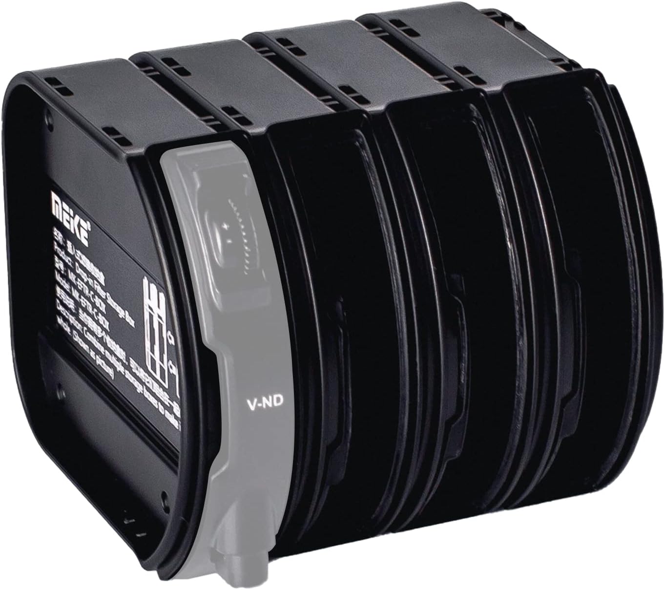 Meike Drop-in Filter Storage Box for 4 Filters - Weather-Resistant
