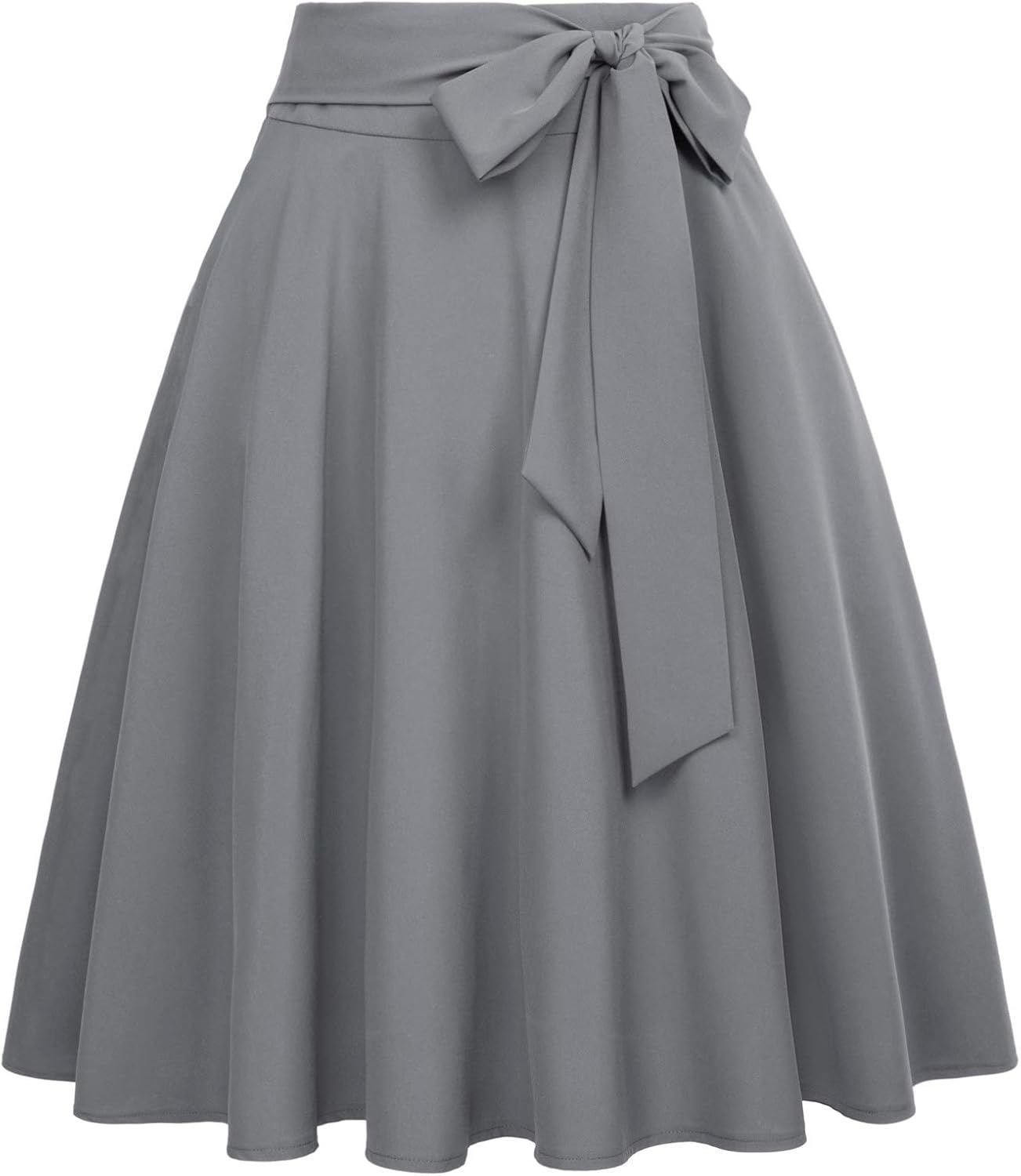 Belle Poque Women's High Waist A-Line Flared Midi Skirt Review