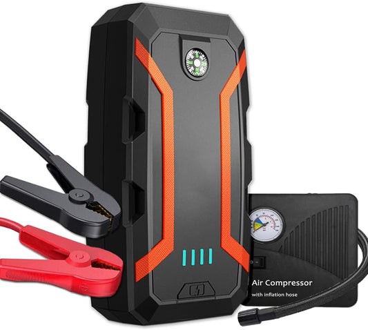 GEHOPOW Jump Starter: 12V/1500A Power + 150PSI Air + Quick Charge