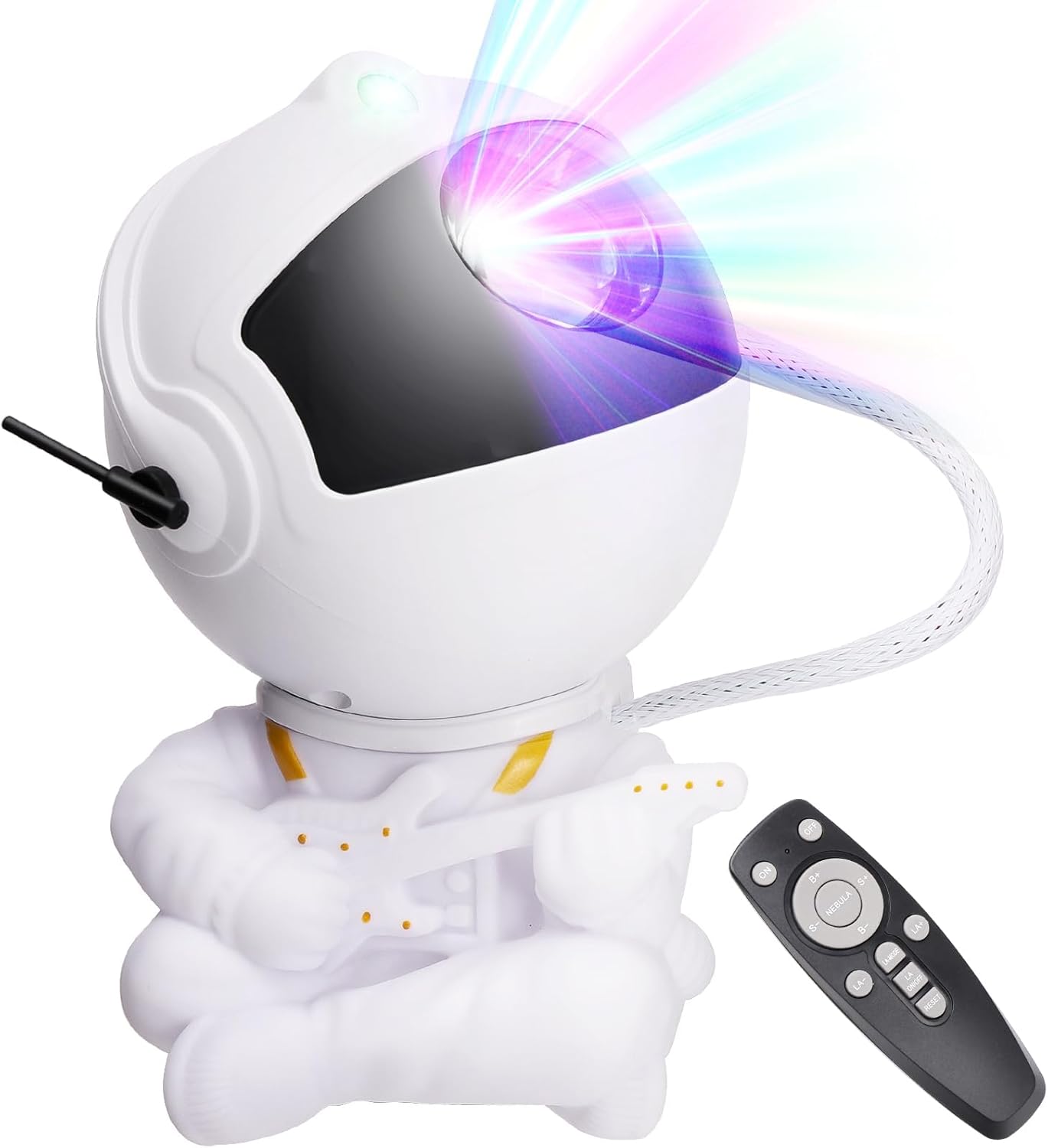 Remote-Controlled Galaxy Projector for Blissful Sleep