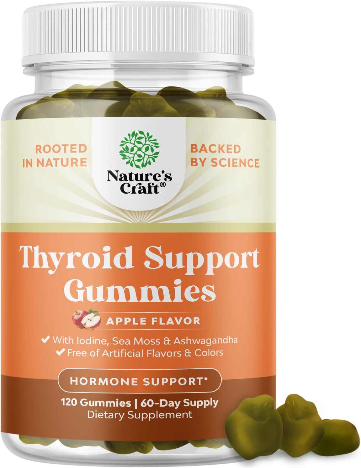 Vegan Thyroid Gummies with Sea Moss for Comprehensive Support