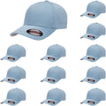 Flexfit Wooly Combed Premium 6-Panel Structured Baseball (Style P837)