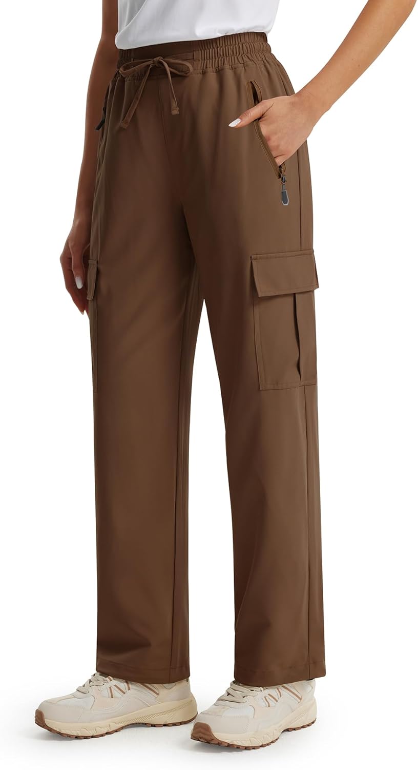 Libin Women's Hiking Pants Lightweight Quick Dry Cargo Pants