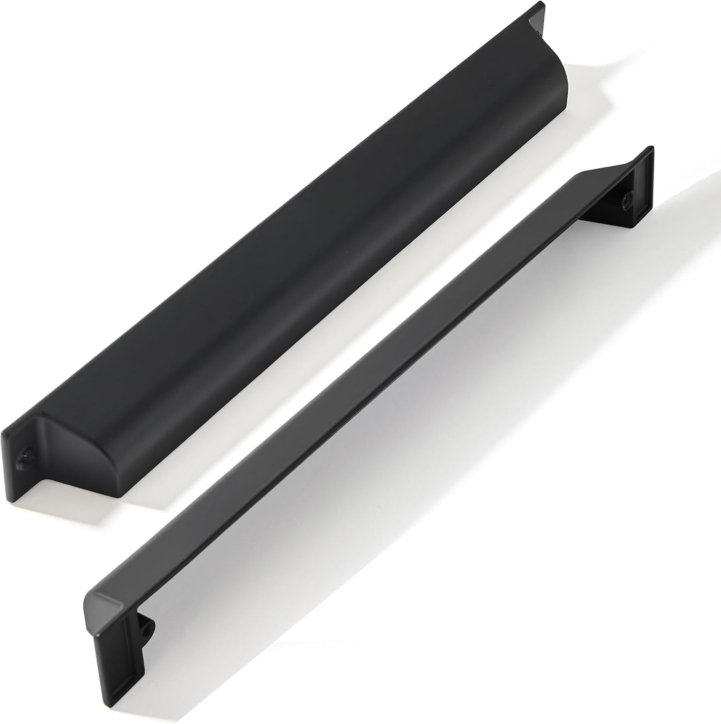 7 Inch Matte Black Cabinet Cup Pulls for Elegant Home Decor