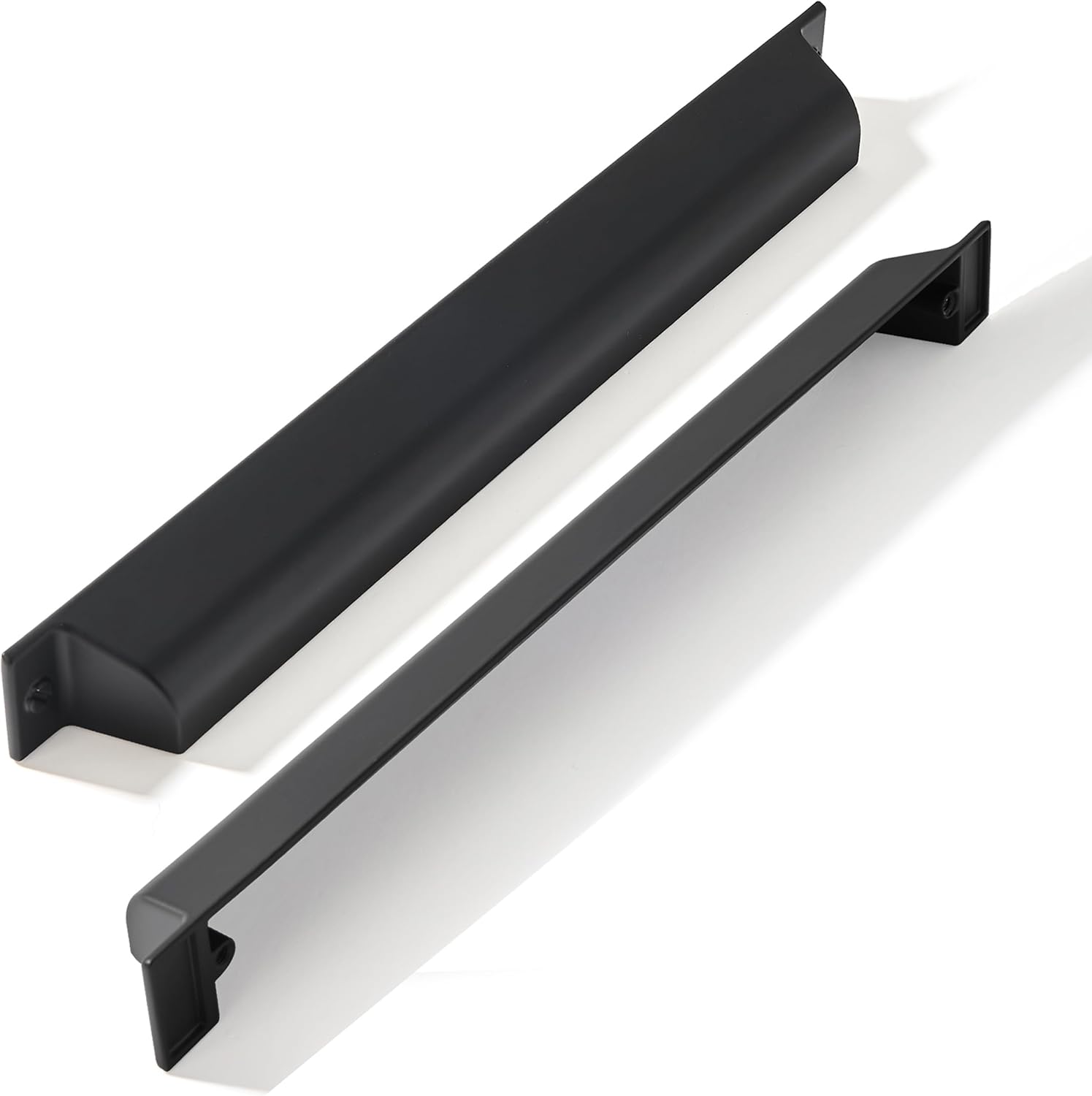 7 Inch Matte Black Cabinet Cup Pulls for Elegant Home Decor