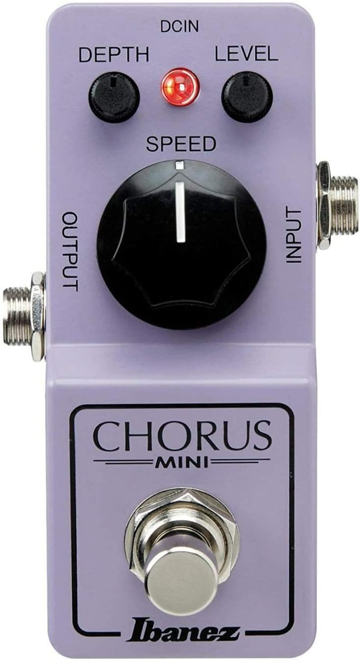 Ibanez Chorus Mini Pedal for Electric Guitar with True Bypass