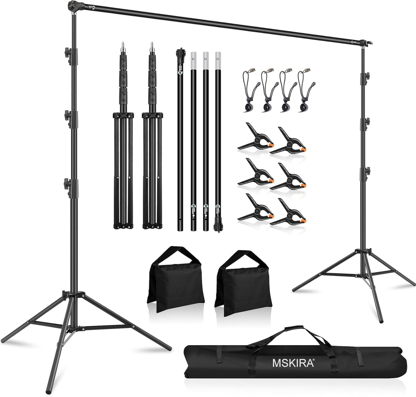 10.2x10Ft Heavy Duty Backdrop Stand for Photography and Events