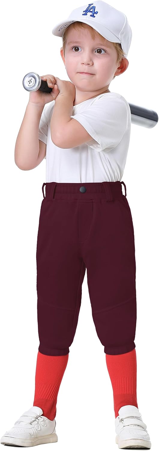 Toddler Boys Knicker Baseball Pants for T-Ball and Softball