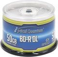 Optical Quantum 50 GB Blu-ray Double Layer BD-R DL 6X - High Capacity