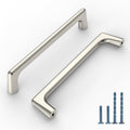 10 Pack Brushed Satin Nickel Cabinet Pulls 5 in CC - Durable Kitchen