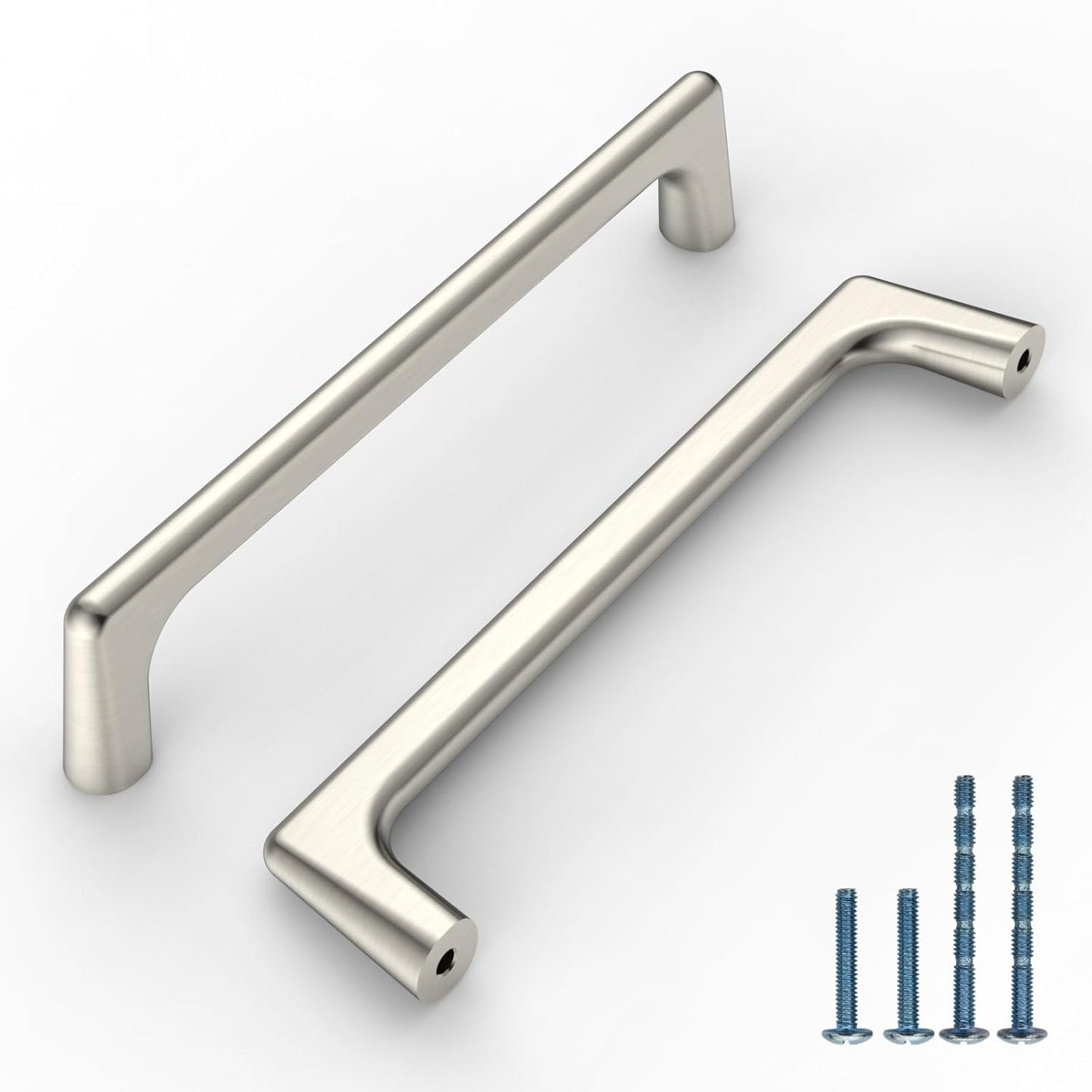 10 Pack Brushed Satin Nickel Cabinet Pulls for Kitchen Use