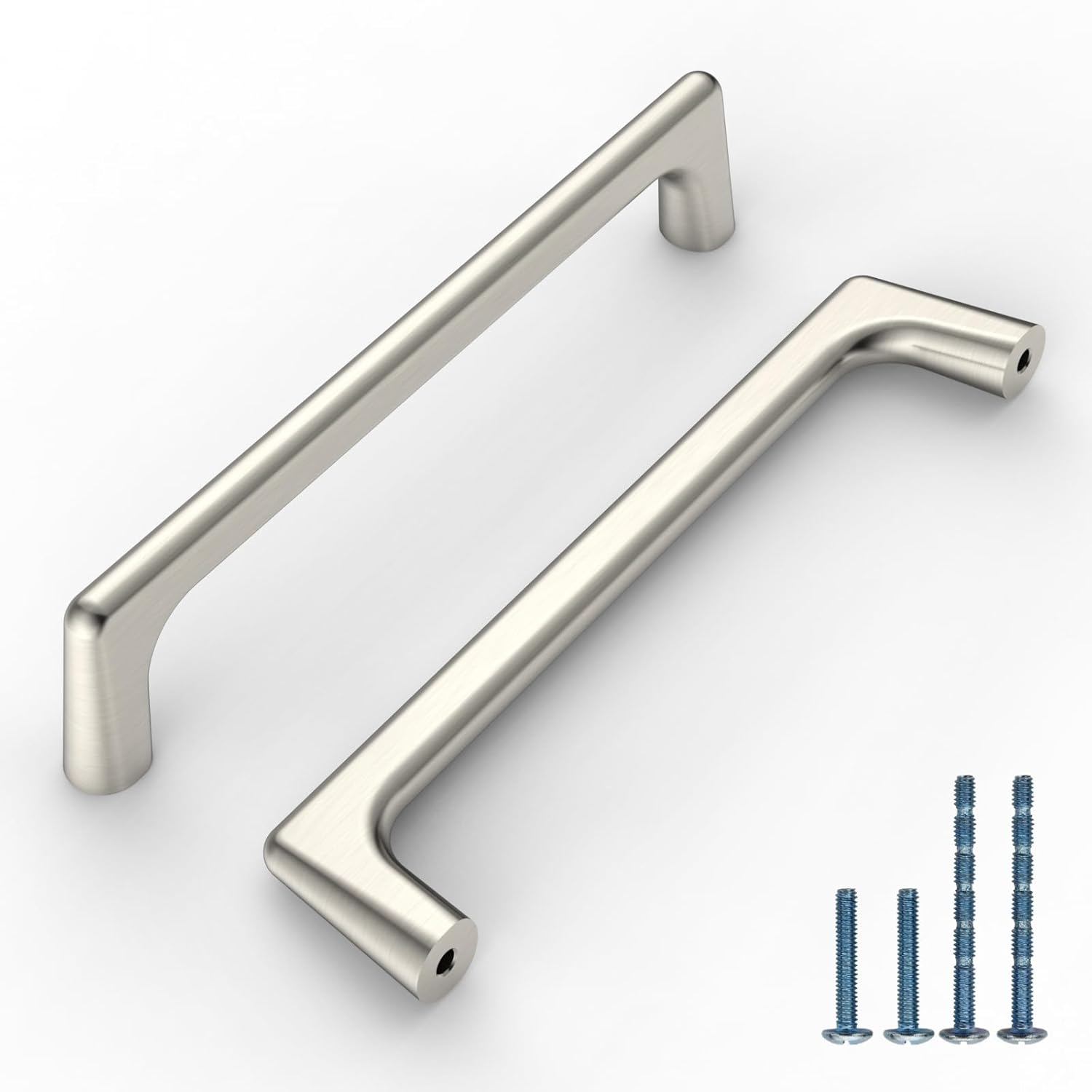 10 Pack Brushed Satin Nickel Cabinet Pulls for Kitchen Use