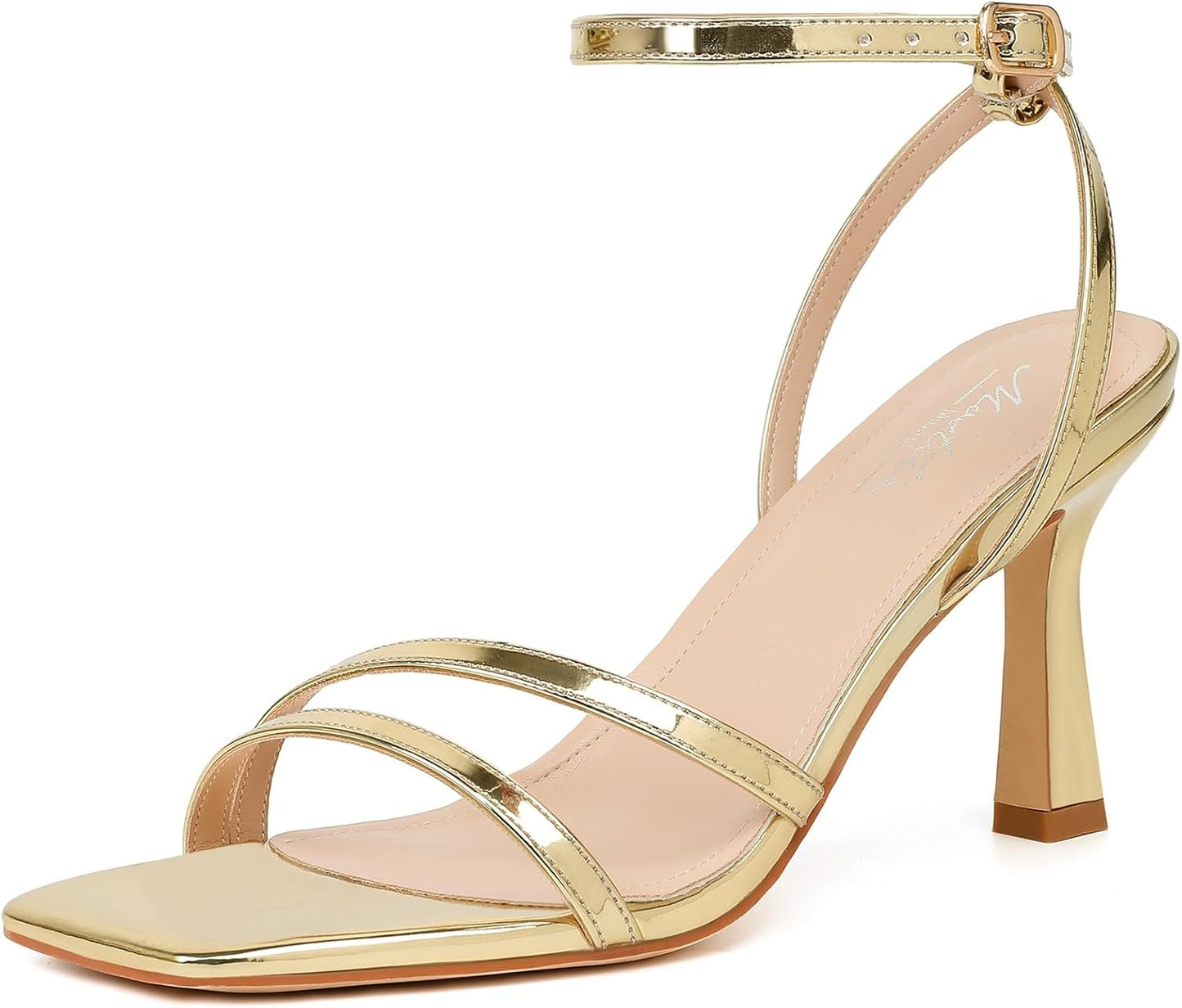 Mostrin Womens Sandals Strappy Heels for Elegant Occasions