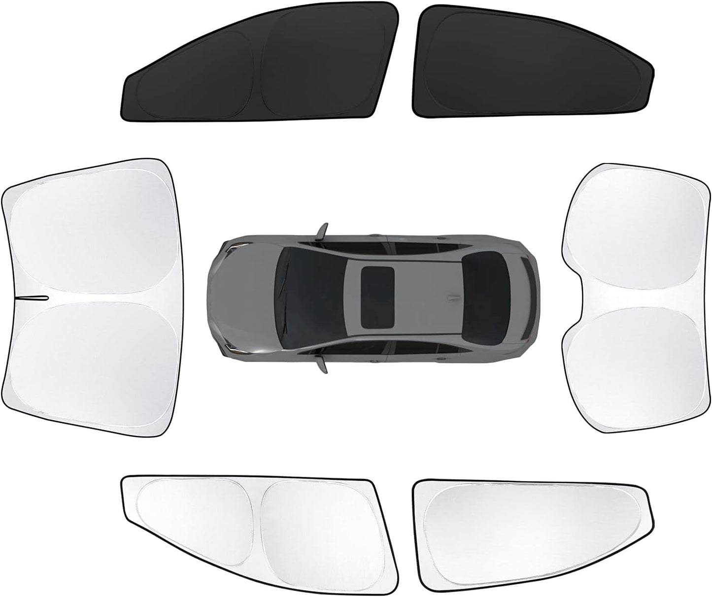 6pcs Car Window Shades for Toyota Corolla 2020-2025 Accessories
