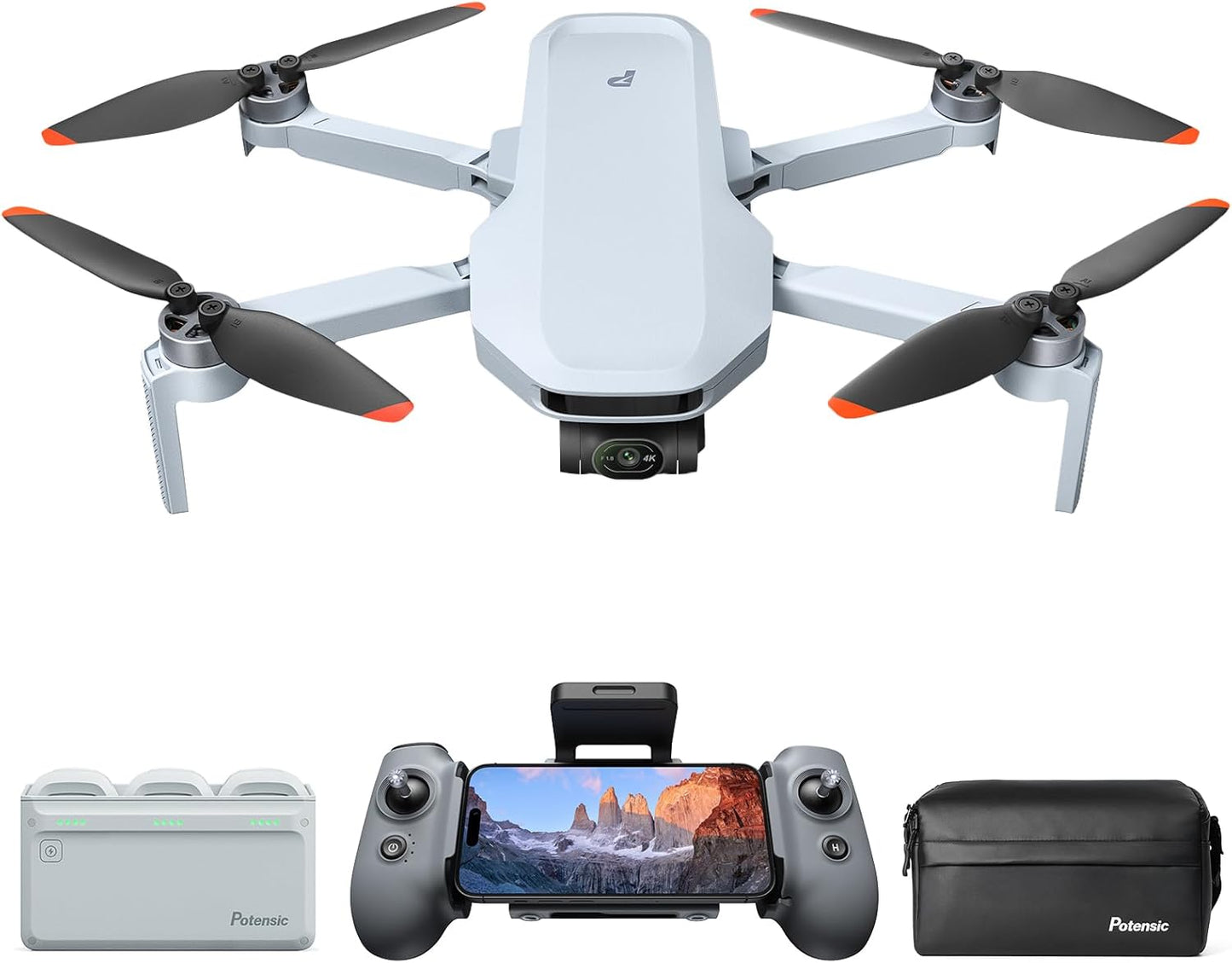 Potensic ATOM 2 Drone: 4K Video, 8K Photo, Lightweight, 10KM Range