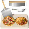 4 PCS Rectangle Pizza Stone Set 20 in Large Pizza Stone for Oven