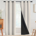 100% Blackout Curtains 42 x 84 in 2 Panels - Room Darkening