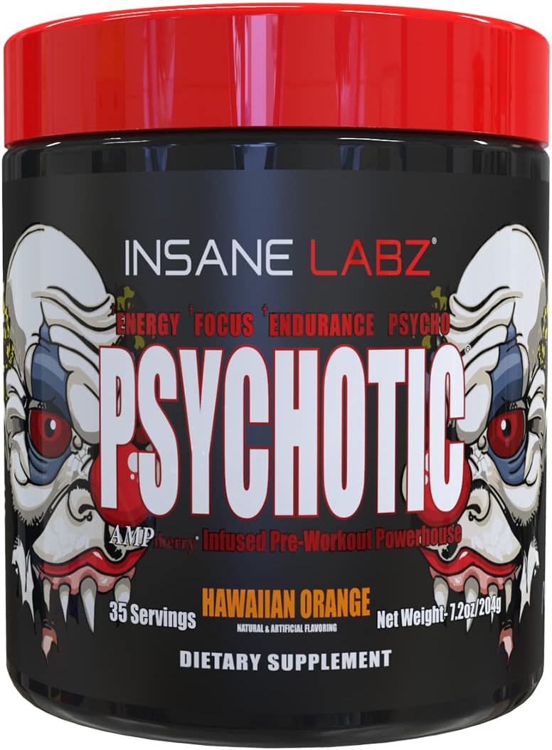 Insane Labz Psychotic Pre Workout Powder for Extreme Energy