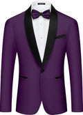 MAGE MALE Mens Tuxedo Jacket Shawl Lapel Slim Fit Blazer - Smart