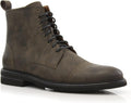 Polar Fox Brooke Grey Woolen and Leather Chukka Boots - Rugged Comfort