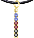 PRIDE Fashion Flags Gold Plated Pendant - Subtle Pride Jewelry