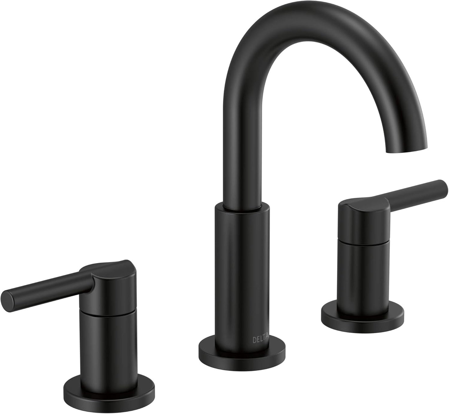 Delta Nicoli Matte Black Bathroom Faucet for Stylish Vanities