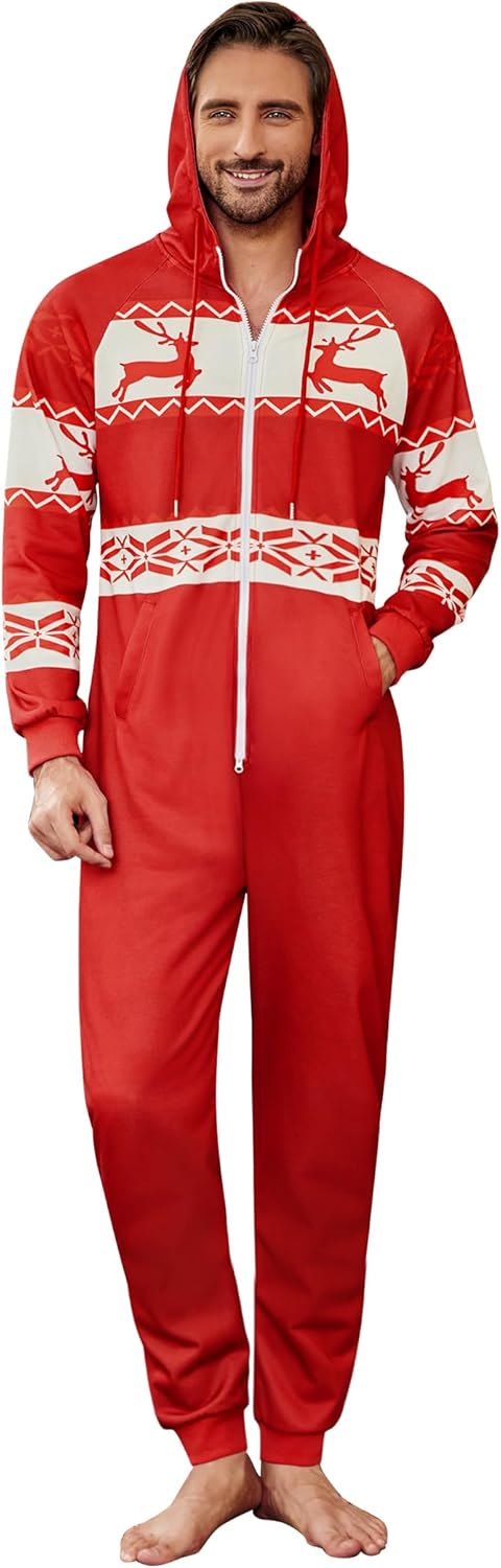 COOFANDY Mens Jumpsuit Onesie Rompers for Ultimate Comfort