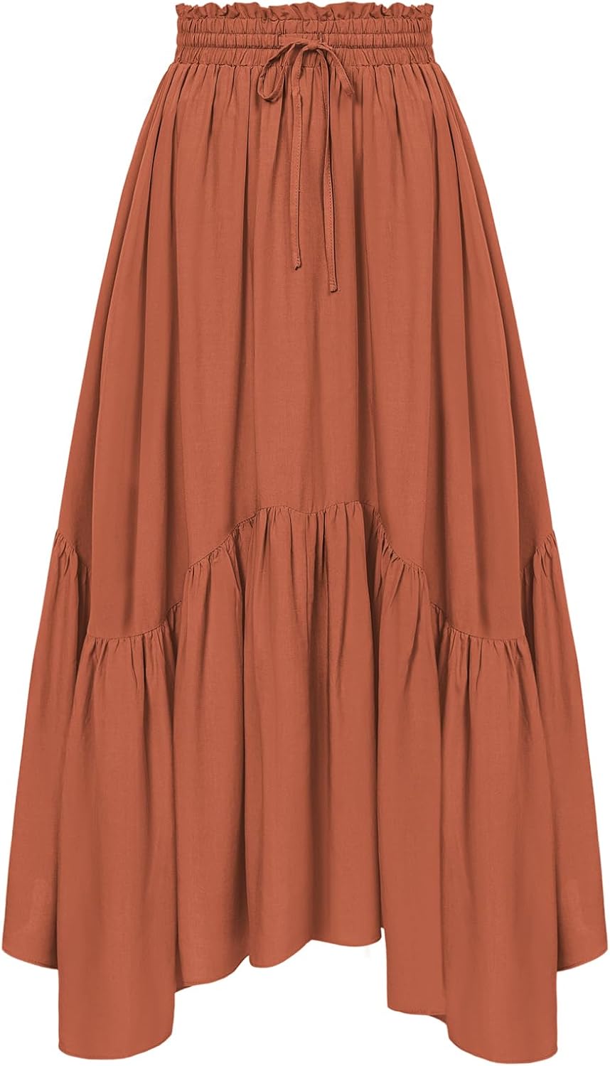 Scarlet Darkness Maxi Skirts for Women High Waist Renaissance