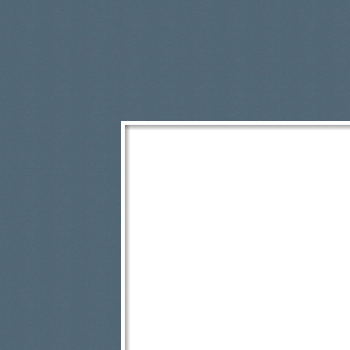 24x34 Antique Blue Custom Mat for Picture Frame - Perfect Fit