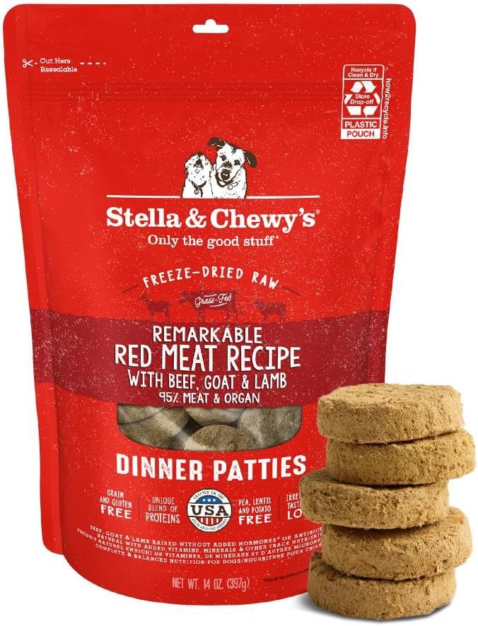 Stella & Chewy's Freeze-Dried Raw Dinner Patties for Dogs