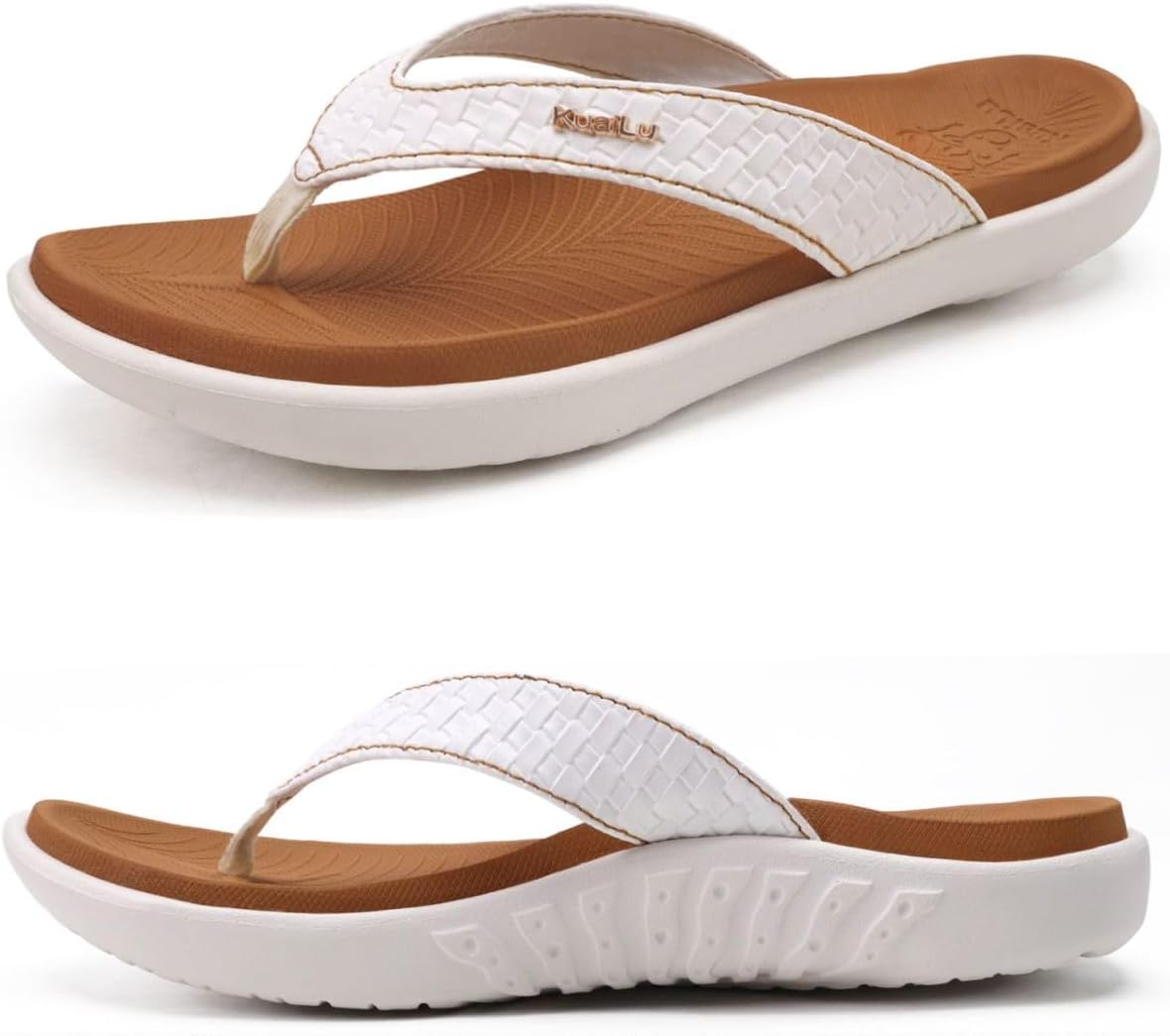 Comfortable Walking Thong Sandals for Women with Arch Support