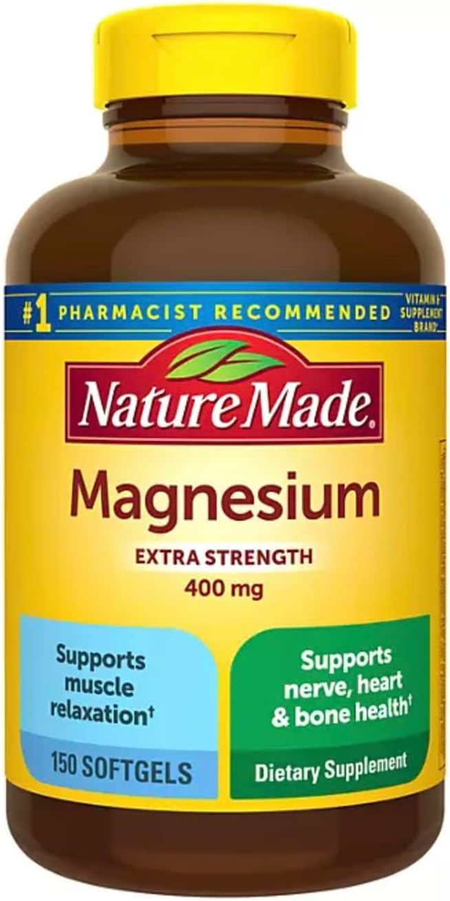 High Potency Magnesium 400 mg for Heart and Muscle Health