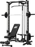 RitFit Smith Machine Power Rack PSR05 with 230lb Plates - Heavy Duty