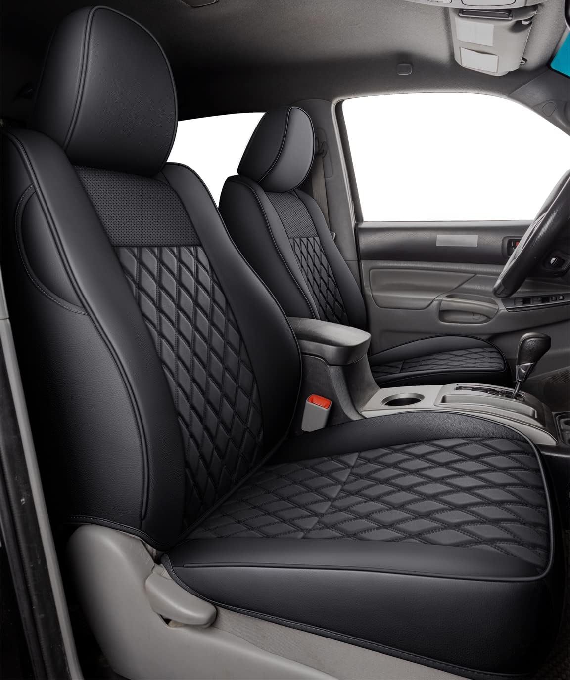 LUCKYMAN CLUB Tacoma Front Seat Covers for 2005-2023 Models